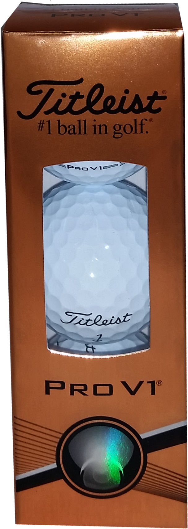 T1567 Titleist Pro V1 Golf Balls - Titleist Longhorn Pro V1 Golf Ball 3-pack (447x480), Png Download