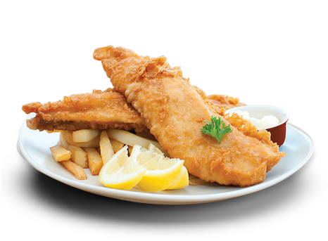 Our Signature Dish - Fish Battered (495x400), Png Download