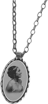 Fancy Scroll Edge Sterling Sliver - Silver (400x400), Png Download