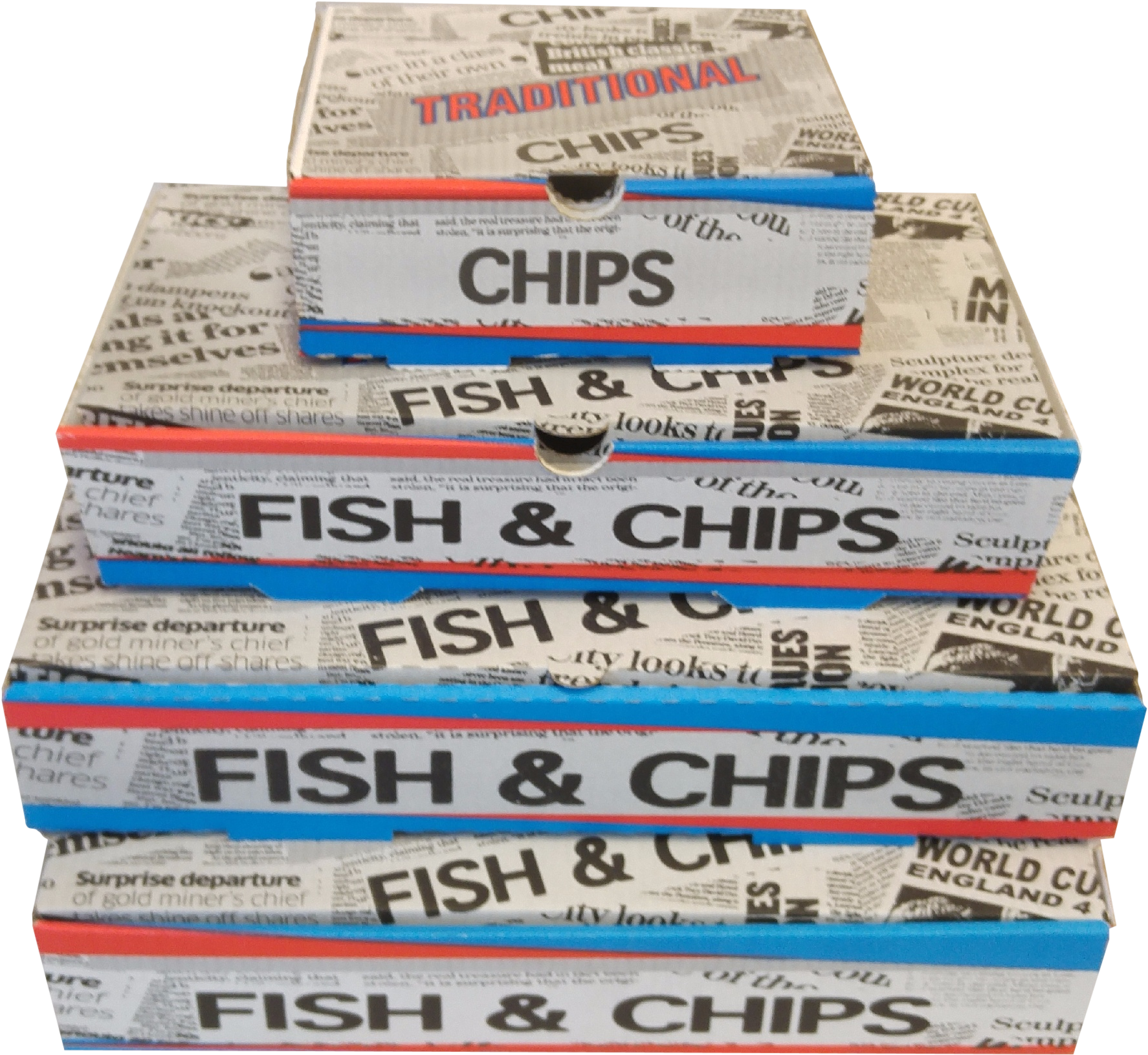 Fish & Chip Boxes - The Boldons (2104x1993), Png Download