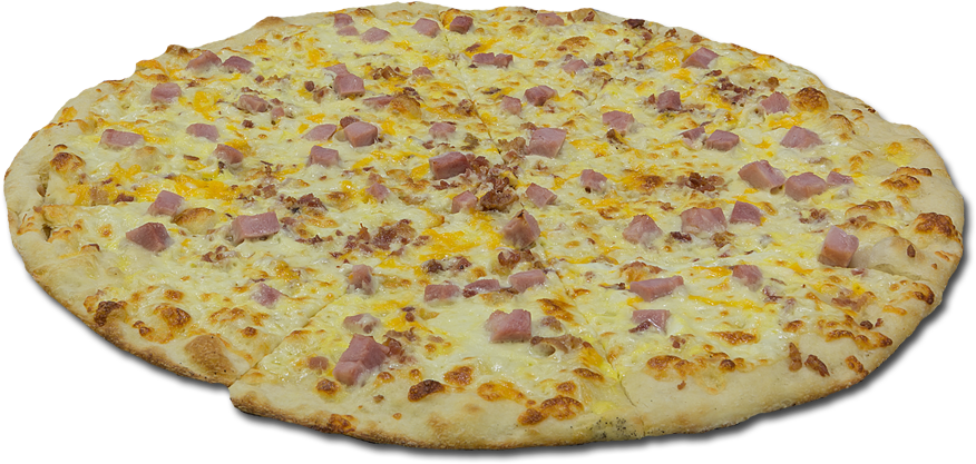 Breakfast Pizza With Ham, Bacon And Eggs - Breakfast Pizza Png (900x600), Png Download