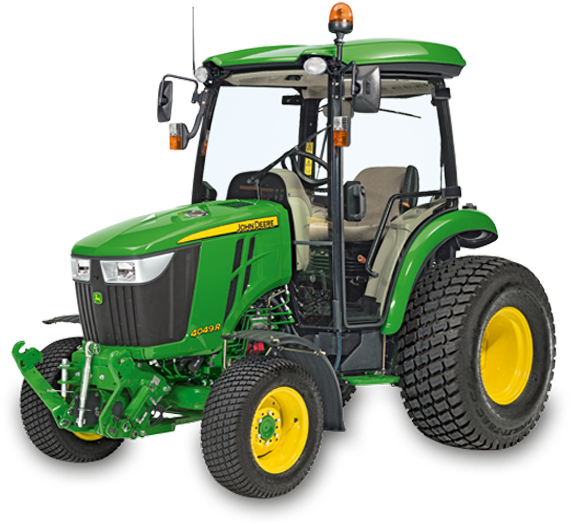 4049r Compact Utility Tractor - John Deere 4r Series (1366x768), Png Download