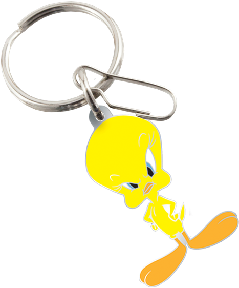 Tweety Enamel Key Chain - Warner Bros. Tweety Enamel Key Chain (575x600), Png Download