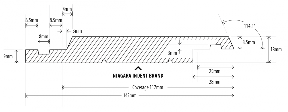 Envira Rusticated Weatherboard - Clapboard (960x374), Png Download