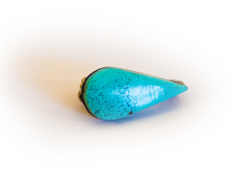 Sad Boy Turquoise Tear Drop Lapel Pin - Lapel Pin (1000x1000), Png Download