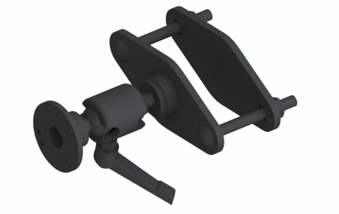 4" Diamond Plate With Medium Joiner And Zirkona Amps/nec - Vise (491x310), Png Download