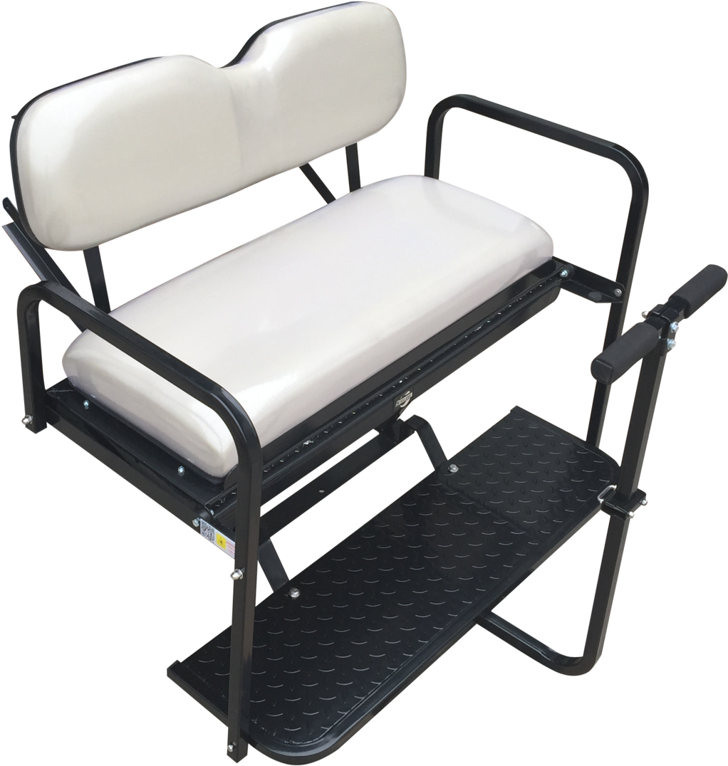 Ezgo Rxv Golf Cart Rear Flip Seat Kit W/ Diamond Plate - Golf Cart (2000x1500), Png Download