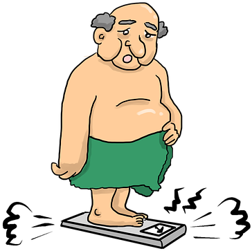 Obesity Cartoon Png (640x425), Png Download