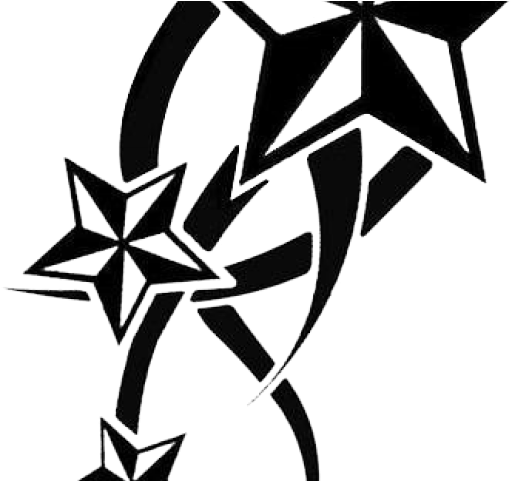Tribal Tattoos Png Transparent Images - Nautical Stars Tattoos (640x480), Png Download
