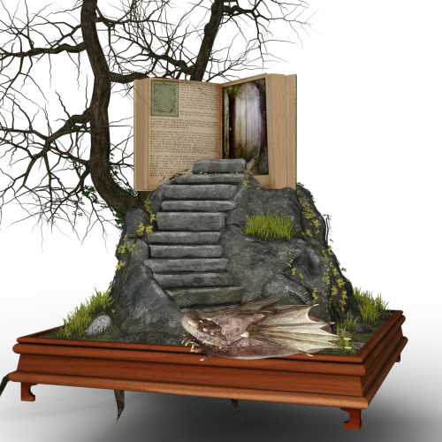 Dragon,book,fairy Tales,fire-breathing Dragon,mystical,mythical - Fairy Tale (500x500), Png Download
