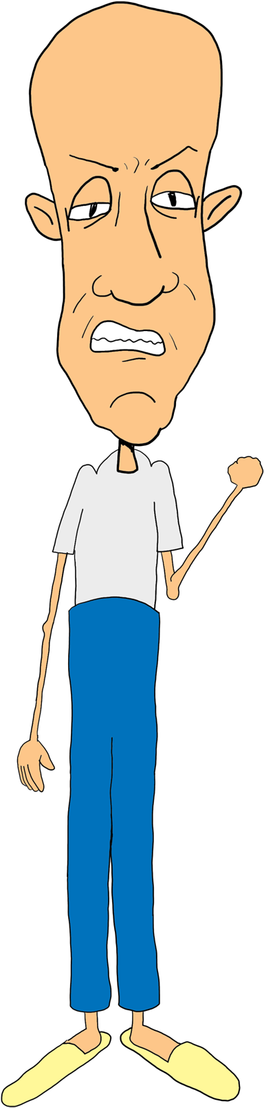 Get Off My Lawn Old Man - You Kids Get Off My Lawn! (400x1643), Png Download