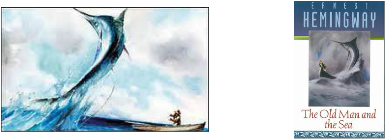 Picture - Old Man And The Sea (758x274), Png Download