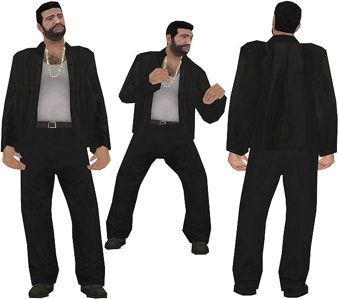 Clip Arts Related To - Gta Sa Italian American Mobster (700x620), Png Download