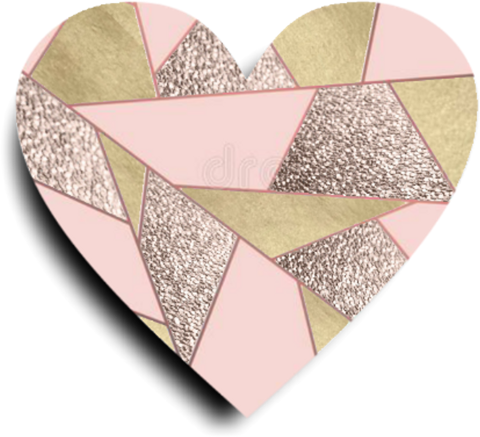 Glitter Heart Love Decoration Scrapbooking Overlay - Muriva Amelia Sequin Wallpaper Metallic Gun Metal (701434) (1024x1024), Png Download