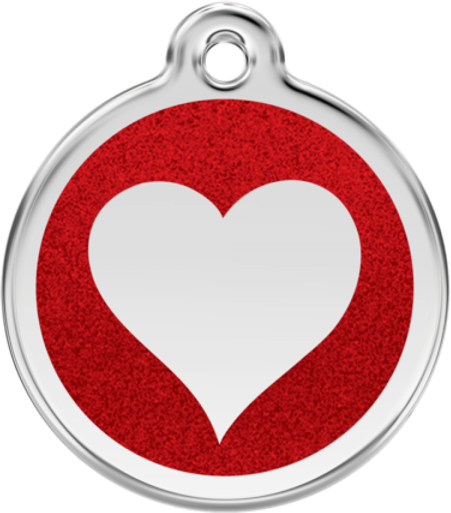 More Views - Red Dingo Stainless Steel & Glitter Enamel Paw (1200x1200), Png Download