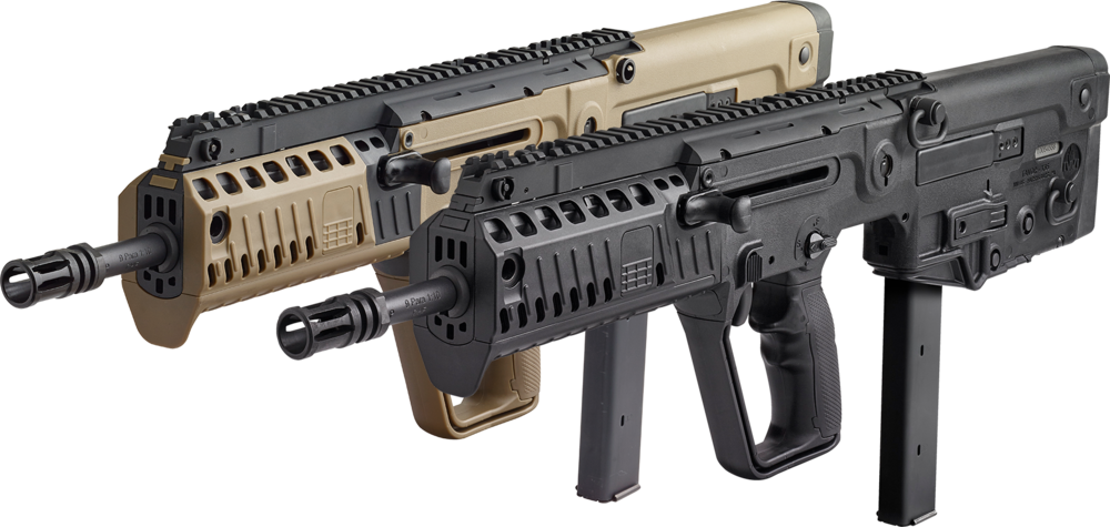 The Iwi Tavor X95 Chambered In 9mm - Iwi Tavor X95-xfd16 5.56 Nato (1000x475), Png Download