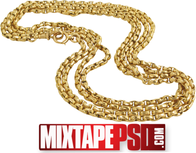 Rapper Gold Chain Png Gold Chain - Versace (400x313), Png Download