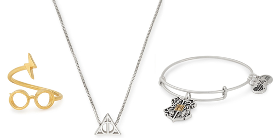 Select Pieces From Alex And Ani's New <a Href="https - Alex And Ani Harry Potter Glasses Ring Wrap, 14kt Gold (541x274), Png Download