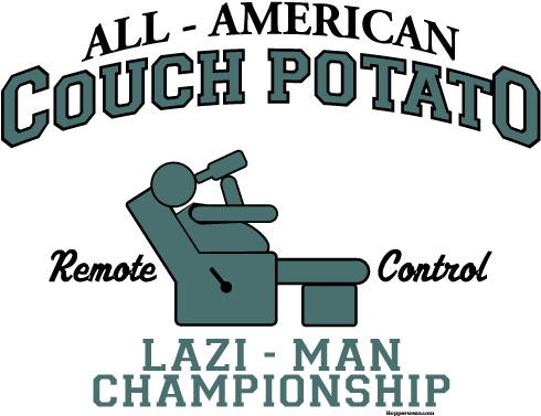 Hopperwear All American Couch Potato Hopper's Silk - Team Edward Rectangle Magnet (500x500), Png Download