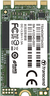 2 Ssd 420s - Transcend 64 Gb Internal Ssd - M.2 2242 - Mts400 - (600x400), Png Download