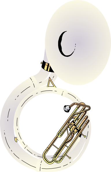 How To Set Use Sousaphone Clipart - Sousaphone Clip Art (384x593), Png Download