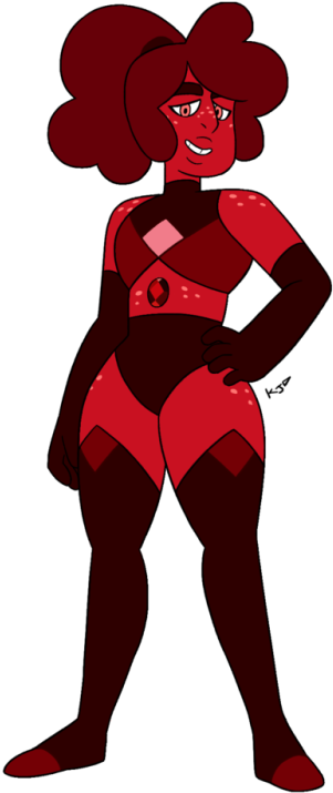 “i Made A Blood Quartz For @gaartes - Red Quartz Steven Universe (352x750), Png Download