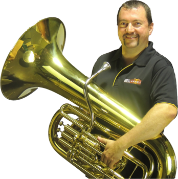 Stu Bennion - Alto Horn (348x350), Png Download