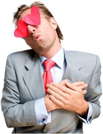 People Love Phonebooth - Guy In Love (424x455), Png Download