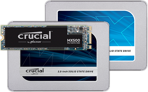 Solid State Drives - Crucial Mx200 500gb Sata 6gbps 2.5" 7mm (, Write Up (500x312), Png Download
