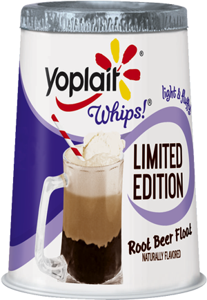 Root Beer Float - Yoplait Whips! Limited Edition Banana Split Flavored (433x433), Png Download
