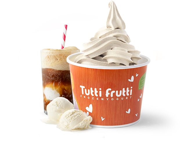 Root Beer Float - Root Beer Frozen Yogurt (640x540), Png Download