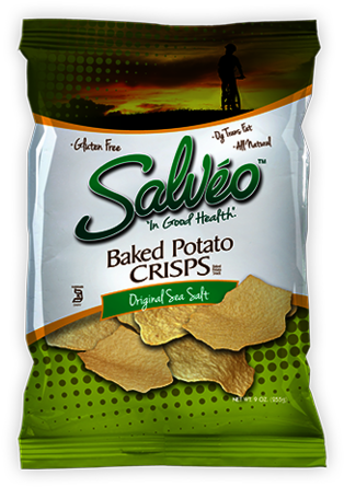 Baked Potato Chips - Salveo (400x536), Png Download