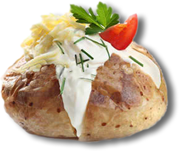 Baked Potato Clip Art (600x506), Png Download