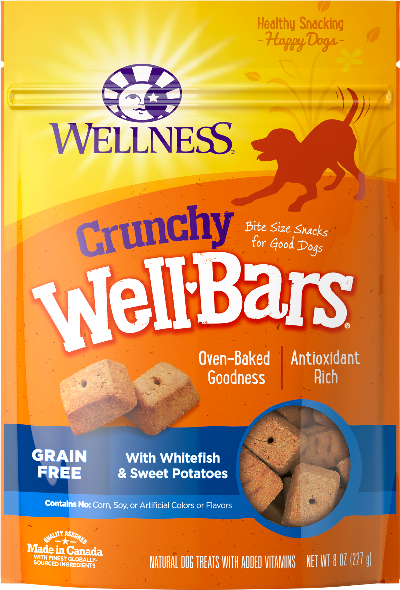 Whitefish & Sweet Potato - Wellness Wellbars Whitefish & Sweet Potatoes Baked (2000x2000), Png Download