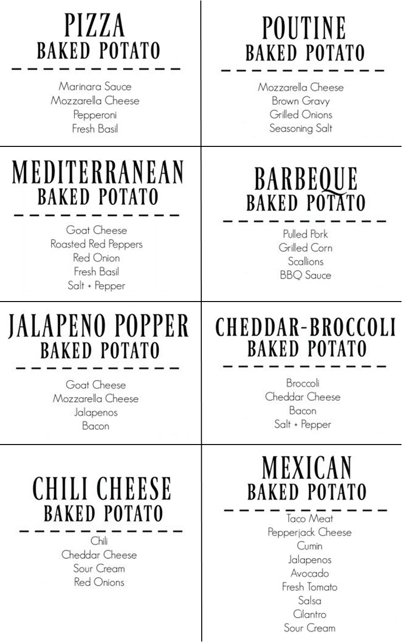 Baked Potatoes - Poster (827x1320), Png Download