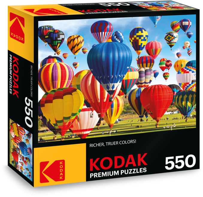 Kodak 550pc Puzzle Up Up And Away Hot Air Balloon Festival - Balloons Galore 1000 Piece Puzzle Up And Away By Lpf (797x800), Png Download
