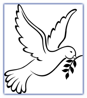 The Boys And Girls Of 5th And 6th Classes Received - Transparent Background Dove Clipart (333x374), Png Download