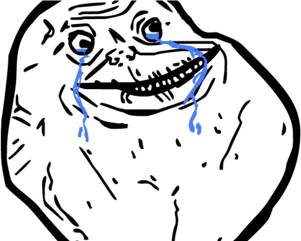 Yao Ming Face Png Transparent Images - Forever Alone (640x480), Png Download