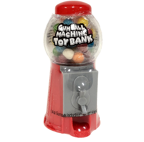 Carousel Plastic Gumball Machine Toy Bank - Gumball Machine Toy Bank (500x500), Png Download