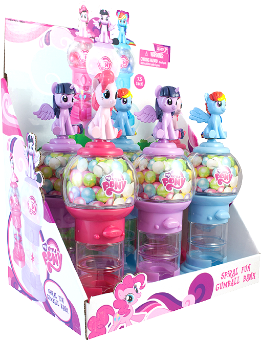 My Little Pony - My Little Pony Gumball Bank, 0.72 Pound (616x762), Png Download