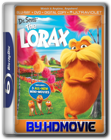 [torrent] Dr - Seuss - The - Lorax - - 1080p - Blu-ray - Dr Seuss The Lorax Blu-ray (373x480), Png Download