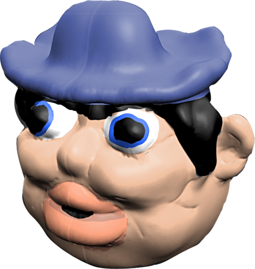 Minecraft Once-ler The Lorax Nose Head Cartoon Smile - Onceler Png (500x527), Png Download