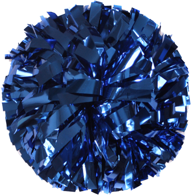 Metallic Royal Blue Pom - Pom-pom (1000x1000), Png Download