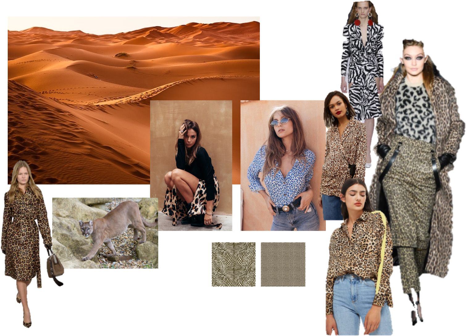 One Of The Biggest Expected Trends For Aw18 Is 'animal - Poster Marokkanische Sanddünen, Fotodruck Big Box Art (1600x1112), Png Download