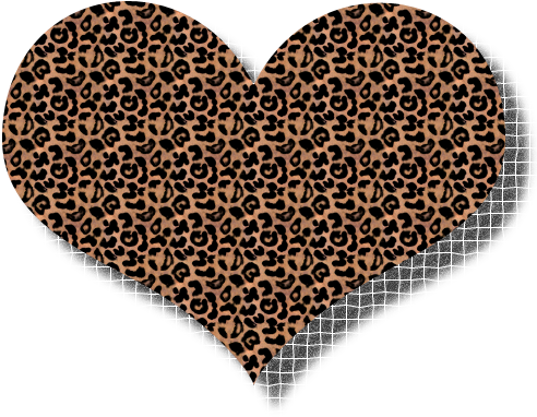 Hearts Png Fondo Transparentecorazones Variadosclipart - Animal Print Leopard Heart Free (600x600), Png Download