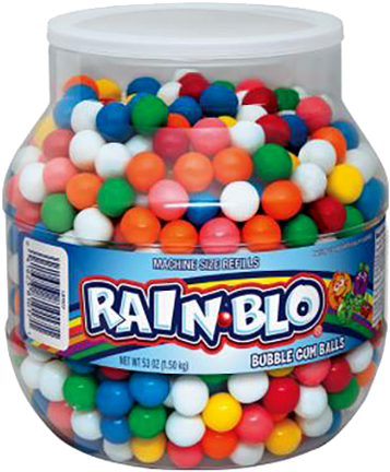 Rain Blo Bubble Gum Balls - Gumballs Rain Blo (480x480), Png Download