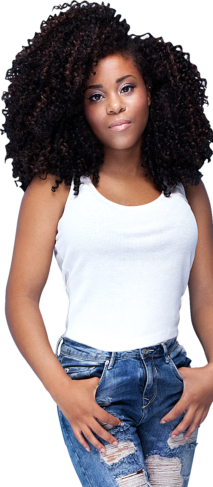 Beautiful-girl - Magazine Covers With Black Woman (743x1667), Png Download