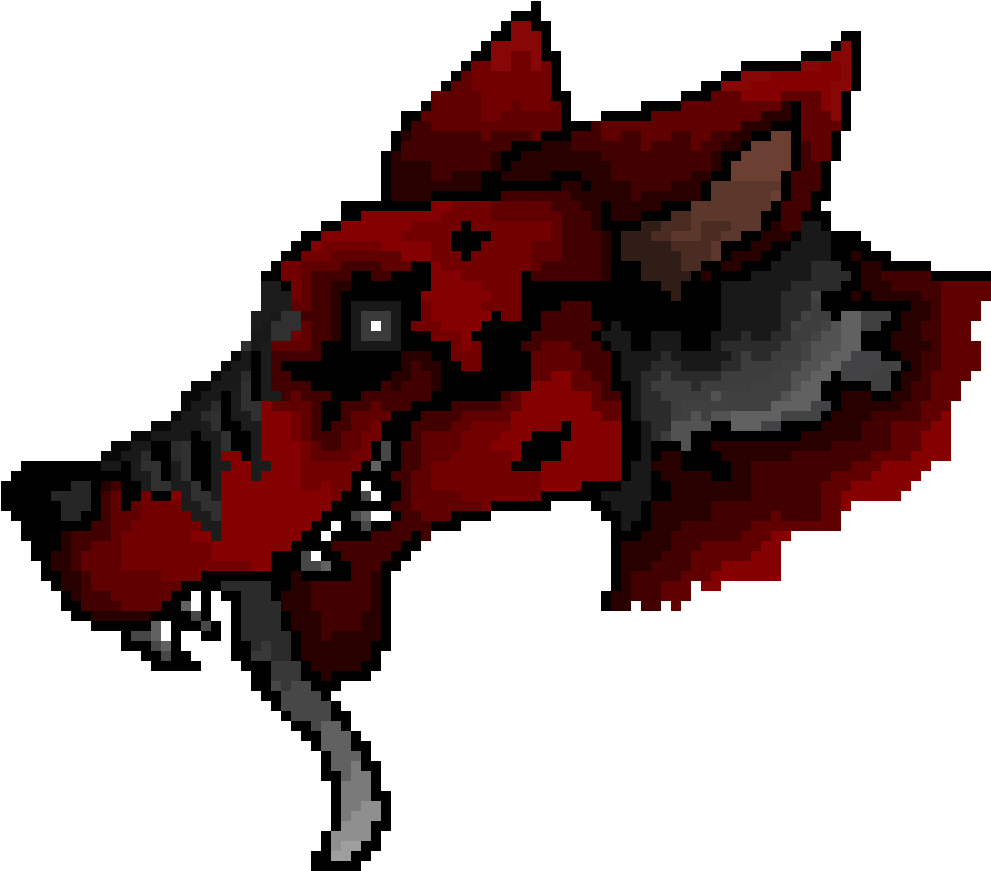 My Version Of Nightmare Foxy - Portable Network Graphics (1320x940), Png Download