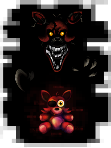 Five Nights At Freddy's Fnaf4 Nightmare Foxy Plush - Fnaf Foxy (500x500), Png Download