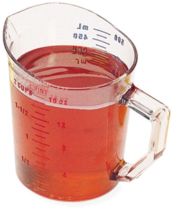 Cambro Camwear 1-pint Polycarbonate Measuring Cup, (376x338), Png Download